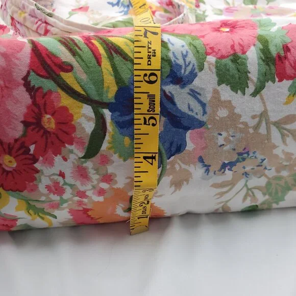 RARE Vintage Ralph Lauren “Melissa on White” Floral Cotton Tote!  XL - Picture 14 of 16